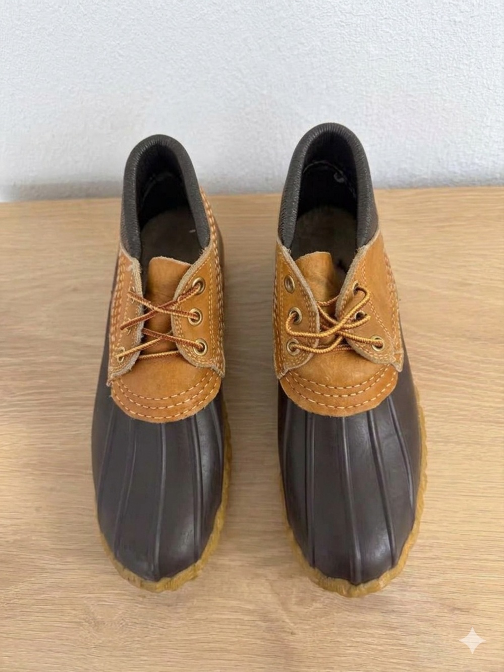 L.L. Bean Vintage 3 Eye Maine Hunting Shoe Duck Boots Brown Gorpcore Cabincore 7